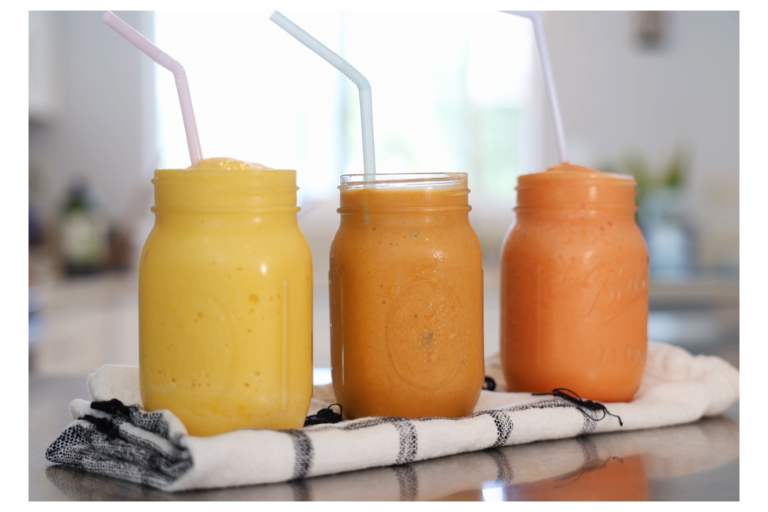 Taiwanese Fruit Milks (Papaya, Mango, Sweet Potato)